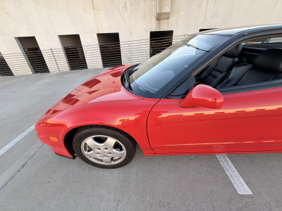 1992 Acura NSX in Formula Red over Black