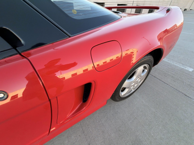 1992 Acura NSX in Formula Red over Black