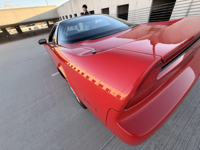 1992 Acura NSX in Formula Red over Black