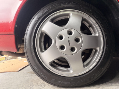 1992 Acura NSX in Formula Red over Black