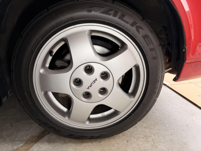 1992 Acura NSX in Formula Red over Black