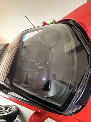 1992 Acura NSX in Formula Red over Black