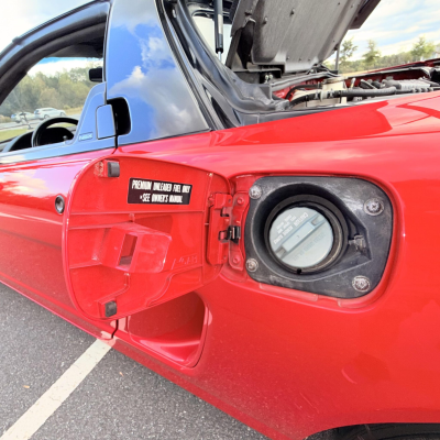 1992 Acura NSX in Formula Red over Black