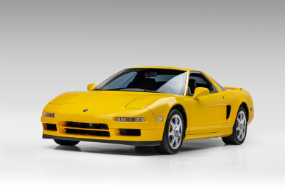 2001 Acura NSX in Spa Yellow over Black