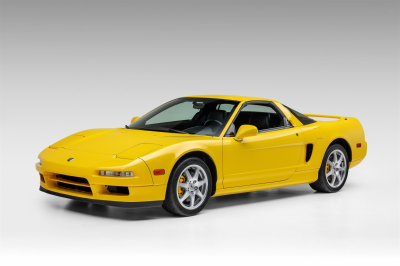 2001 Acura NSX in Spa Yellow over Black