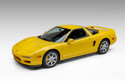 2001 Acura NSX in Spa Yellow over Black