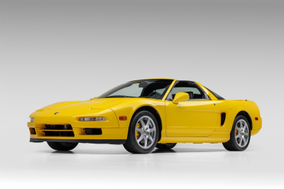 2001 Acura NSX in Spa Yellow over Black