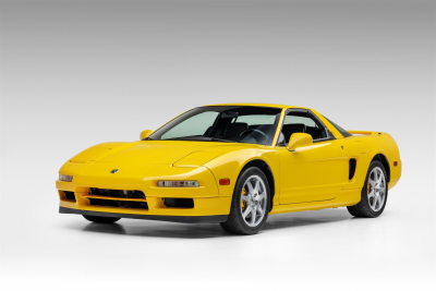 2001 Acura NSX in Spa Yellow over Black