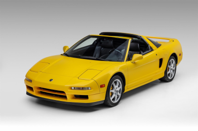 2001 Acura NSX in Spa Yellow over Black