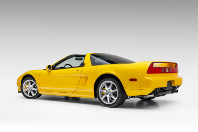 2001 Acura NSX in Spa Yellow over Black