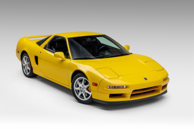 2001 Acura NSX in Spa Yellow over Black