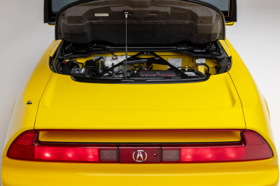 2001 Acura NSX in Spa Yellow over Black