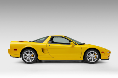 2001 Acura NSX in Spa Yellow over Black