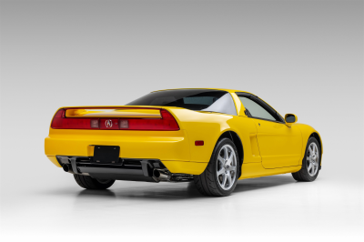 2001 Acura NSX in Spa Yellow over Black