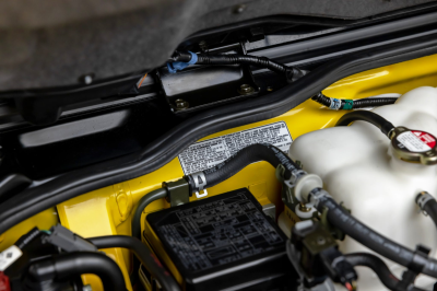 2001 Acura NSX in Spa Yellow over Black