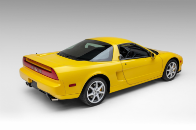 2001 Acura NSX in Spa Yellow over Black