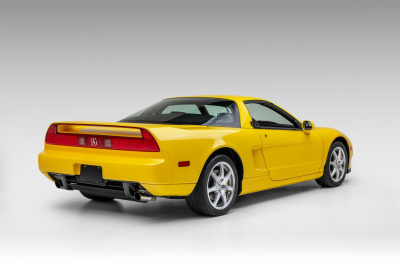 2001 Acura NSX in Spa Yellow over Black