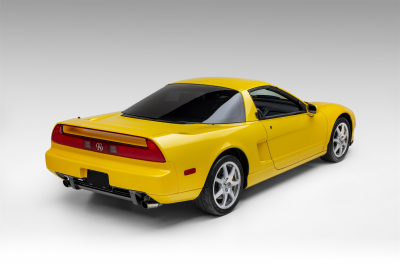 2001 Acura NSX in Spa Yellow over Black