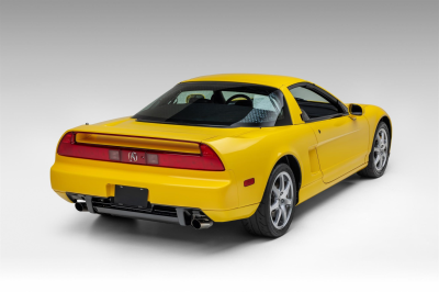 2001 Acura NSX in Spa Yellow over Black