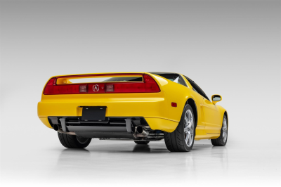 2001 Acura NSX in Spa Yellow over Black