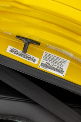 2001 Acura NSX in Spa Yellow over Black