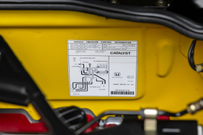 2001 Acura NSX in Spa Yellow over Black