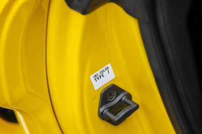 2001 Acura NSX in Spa Yellow over Black