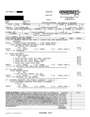 2001 Acura NSX in Spa Yellow over Black