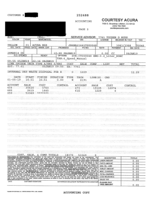 2001 Acura NSX in Spa Yellow over Black