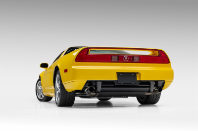 2001 Acura NSX in Spa Yellow over Black