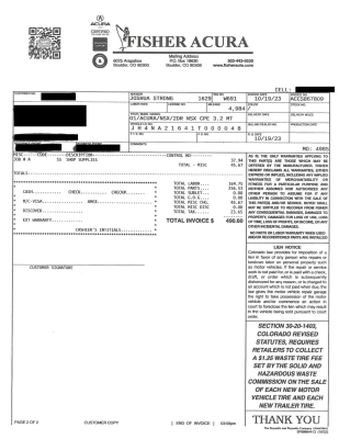 2001 Acura NSX in Spa Yellow over Black