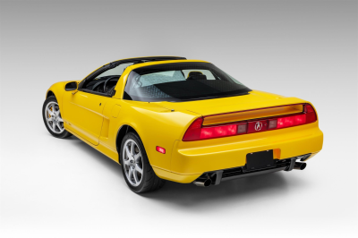 2001 Acura NSX in Spa Yellow over Black