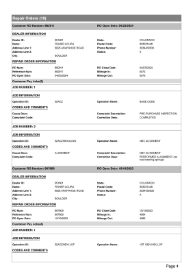 2001 Acura NSX in Spa Yellow over Black
