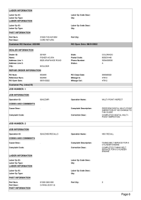 2001 Acura NSX in Spa Yellow over Black