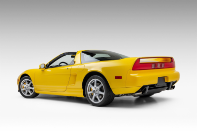 2001 Acura NSX in Spa Yellow over Black