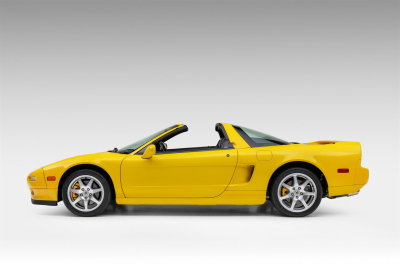 2001 Acura NSX in Spa Yellow over Black