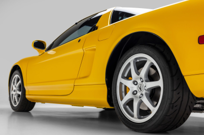 2001 Acura NSX in Spa Yellow over Black