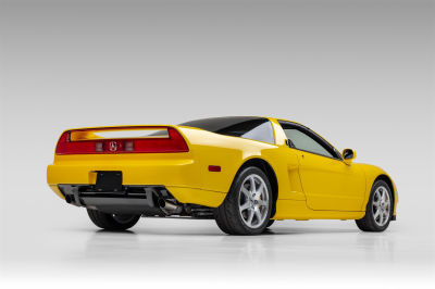 2001 Acura NSX in Spa Yellow over Black