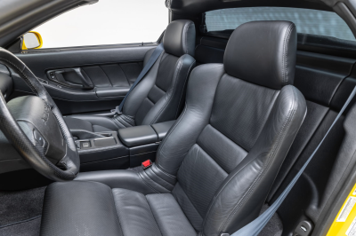 2001 Acura NSX in Spa Yellow over Black