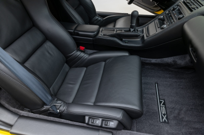 2001 Acura NSX in Spa Yellow over Black