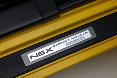 2001 Acura NSX in Spa Yellow over Black