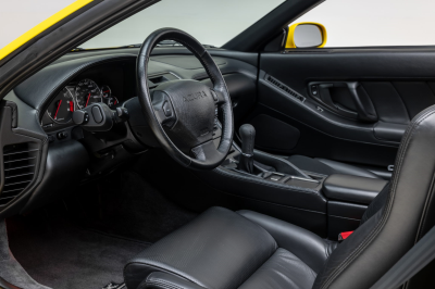 2001 Acura NSX in Spa Yellow over Black