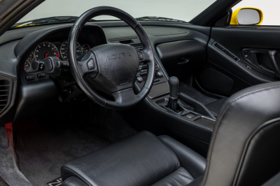 2001 Acura NSX in Spa Yellow over Black