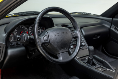 2001 Acura NSX in Spa Yellow over Black