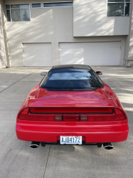 1994 Acura NSX in Formula Red over Black