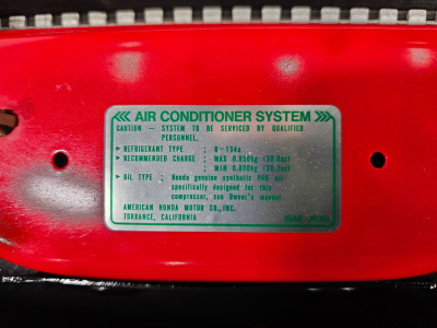 1994 Acura NSX in Formula Red over Black