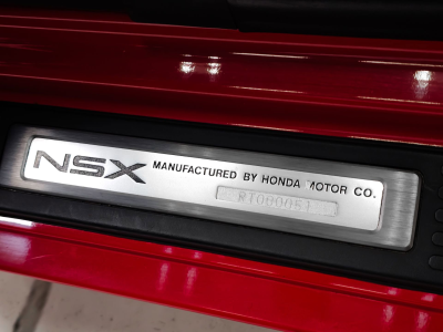 1994 Acura NSX in Formula Red over Black