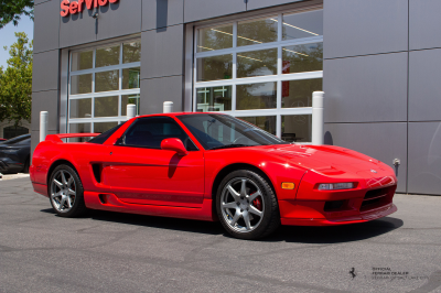 1996 Acura NSX in Formula Red over Black