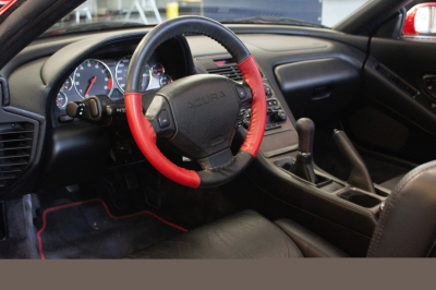 1996 Acura NSX in Formula Red over Black