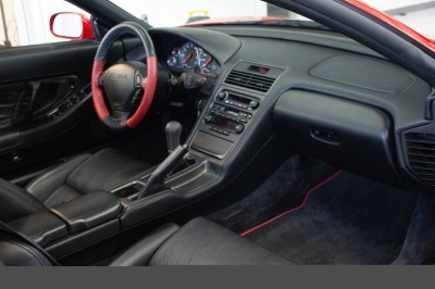 1996 Acura NSX in Formula Red over Black